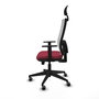Chaise de Bureau avec Appui-tête Piqueras y Crespo 1D066G1 Bordeaux