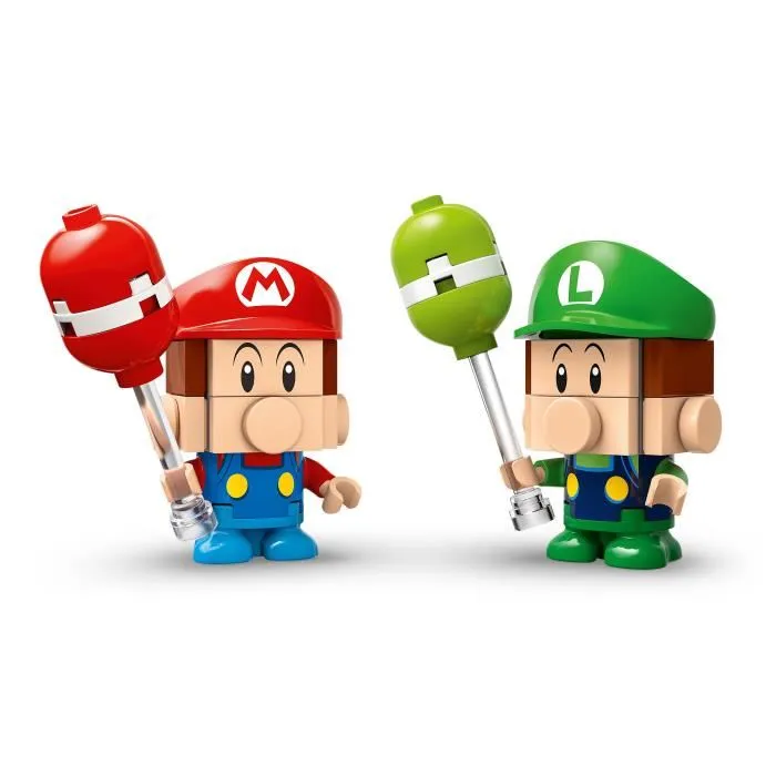 LEGO 72034 Super Mario Mario Kart - Set de Construction Bébé Mario vs Bébé Luigi avec 2 Voitures et 6 Ballons, Jeu Interactif pour Enfants à Partir de 8 Ans