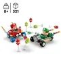 LEGO 72034 Super Mario Mario Kart - Set de Construction Bébé Mario vs Bébé Luigi avec 2 Voitures et 6 Ballons, Jeu Interactif pour Enfants à Partir de 8 Ans