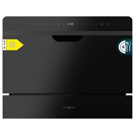 Cecotec Lave-vaisselle semi-intégré 6 services Bolero Aguazero 2500 S-BI, 48 dB