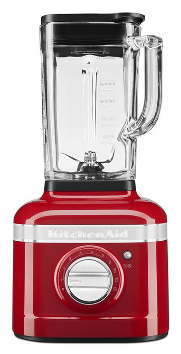 Kitchenaid 5KSB4026 ECA Batidora de Vaso K400 Artisan Rouge Pomme, Blender avec Moteur Puissant, 1.4L, 3 Programmes, Lames Acier Inoxydable Asymétriques, Nettoyage Automatique