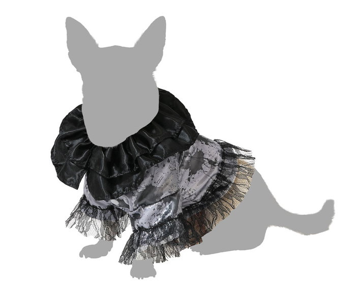 Atosa Déguisement Clown Halloween pour Animal Taille S