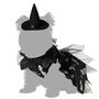 Déguisement pour Chien ou Chat Sorcière Halloween Noir Taille S - Costume avec Robe et Chapeau en Polyester