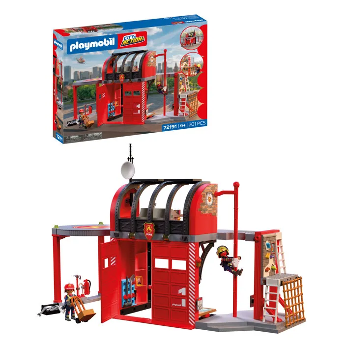 Playmobil Grande caserne de pompiers City Action 72191 Playmobil Grande caserne de pompiers City Action 72191