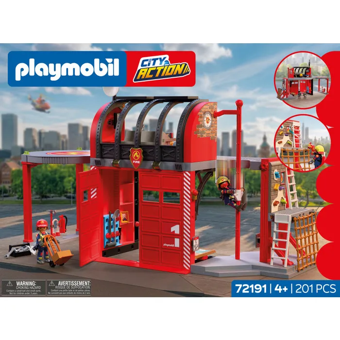 Playmobil Grande caserne de pompiers City Action 72191 Playmobil Grande caserne de pompiers City Action 72191