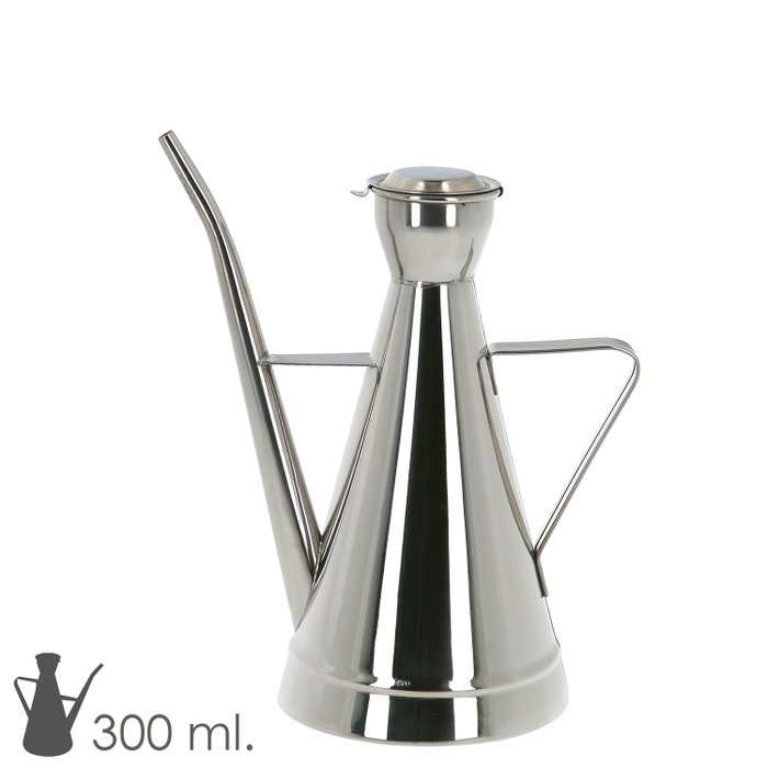 ORYX Huilière Elegant en Acier Inoxydable 300ml ORYX Huilière Elegant en Acier Inoxydable 300ml