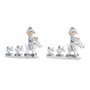 Décorations de Noël DKD Home Decor Résine (17 x 7,5 x 13,5 cm) (2 Unités)