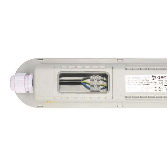 GSC Evolution Regleta LED Lepola 9W 6500K IP65
