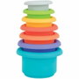 Nuby Gobelets de bain empilables en silicone - 5 couleurs et formes