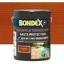 Bondex - Saturateur teck mat 5L - Haute protection hydrofuge, anti-UV, anti-tâches, pour terrasses bois intérieur/extérieur