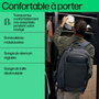HP Sac à dos pour ordinateur portable Travel Plus, 30L-35L, 17 pouces, organisation multiple, polyester recyclé résistant à l'eau