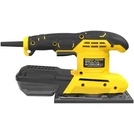 Stanley Fatmax FMEW214K-QS - Ponceuse orbitale filaire 280W, vitesse variable 7000-12000 tr/min, format papier 187 x 90 mm, avec feuille et mallette
