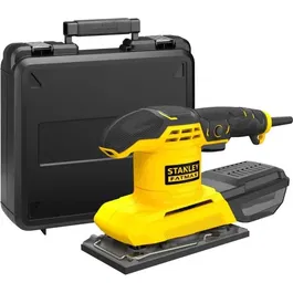 Stanley Fatmax FMEW214K-QS - Ponceuse orbitale filaire 280W, vitesse variable 7000-12000 tr/min, format papier 187 x 90 mm, avec feuille et mallette