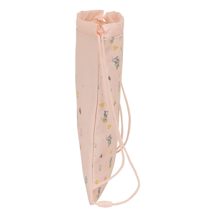 Sac à dos serré par des ficelles Minnie Mouse Baby Rose 26 x 34 x 1 cm