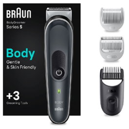 Braun BG5340 Tondeuse Corps Homme Sec/Mouillé SkinShield 0,5mm Autonomie 100min