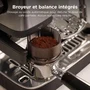 Ninja Luxe ES301EU BaristaAssist, Machine à café 2 en 1 espresso et filtre, Noir & Inox