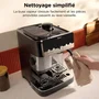 Ninja Luxe ES301EU BaristaAssist, Machine à café 2 en 1 espresso et filtre, Noir & Inox