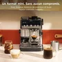 Ninja Luxe ES301EU BaristaAssist, Machine à café 2 en 1 espresso et filtre, Noir & Inox