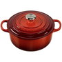 Le Creuset Signature Roaster rond 20cm cerise
