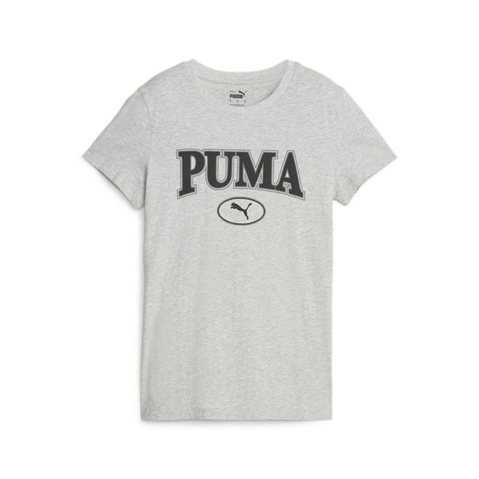 T-shirt à manches courtes femme Puma 676611 04 Gris clair T-shirt à manches courtes femme Puma 676611 04 Gris clair
