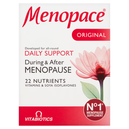Vitabiotics Menopace Original – Complément alimentaire de vitamines et minéraux pour le soutien durant la ménopause