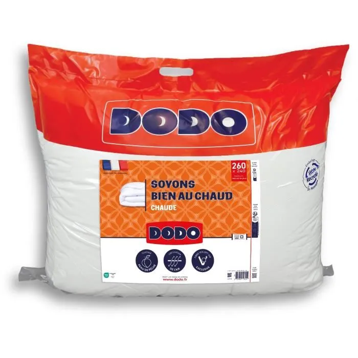 Eda Couette DODO Bien au chaud 240 x 260 Blanc Eda Couette DODO Bien au chaud 240 x 260 Blanc