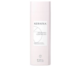 Kerasilk Shampooing Lissant pour Cheveux Secs 250 ml | Enrichi en Soie Biomimétique et Huile de Karité, Anti-frisottis