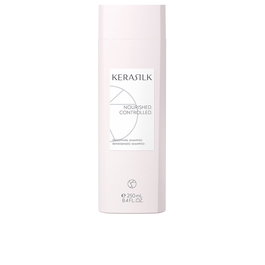 Kerasilk Shampooing Lissant pour Cheveux Secs 250 ml | Enrichi en Soie Biomimétique et Huile de Karité, Anti-frisottis