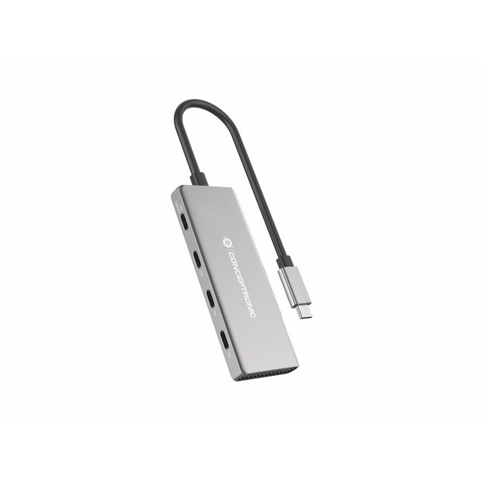 Hub USB Conceptronic 110519607101 Argenté