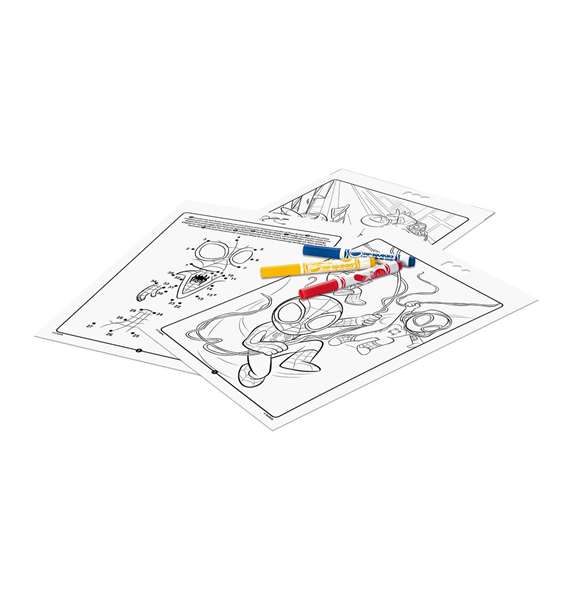 Crayola Livre d'activités et de coloriage Spidey avec 7 feutres - 29x20x1,4 cm