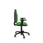PIQUERAS Y CRESPO Chaise de bureau Algarra, Tissu Vert, Accoudoirs 2D