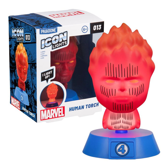 Fantastic Four lampe Icons Human Torch 11 cm