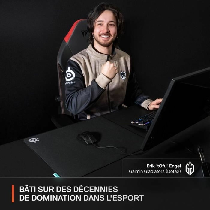 SteelSeries QcK Performance XL - Balance Noir