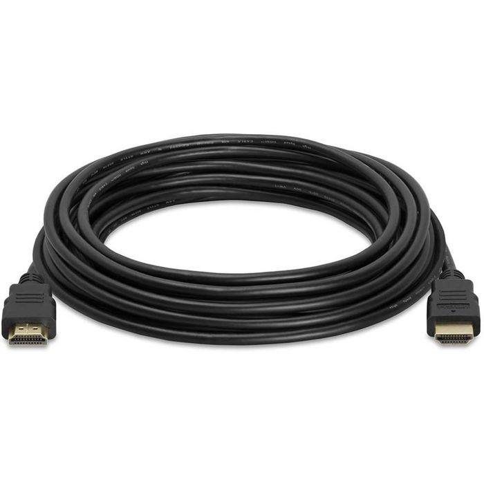 Techly Câble HDMI High Speed avec Ethernet, 10 mètres, connecteurs dorés Techly Câble HDMI High Speed avec Ethernet, 10 mètres, connecteurs dorés