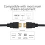 Techly Câble HDMI High Speed avec Ethernet, 10 mètres, connecteurs dorés