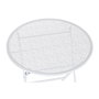 Ensemble Table + 2 Chaises Home ESPRIT Blanc Fer 60 x 60 x 70 cm