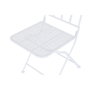 Ensemble Table + 2 Chaises Home ESPRIT Blanc Fer 60 x 60 x 70 cm