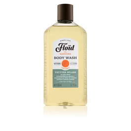 Floïd Gel Douche 500 mL, Parfum Vetyver Splash, Nettoie et Purifie la Peau sans Dessèchement, Utilisable comme Shampooing