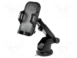 SAVIO Attache automobile pour vitre, noir