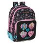 SAFTA Sac à dos Monster High 42 cm adaptable avec compartiments, poches, bandoulière et poignée, pour école ou voyage