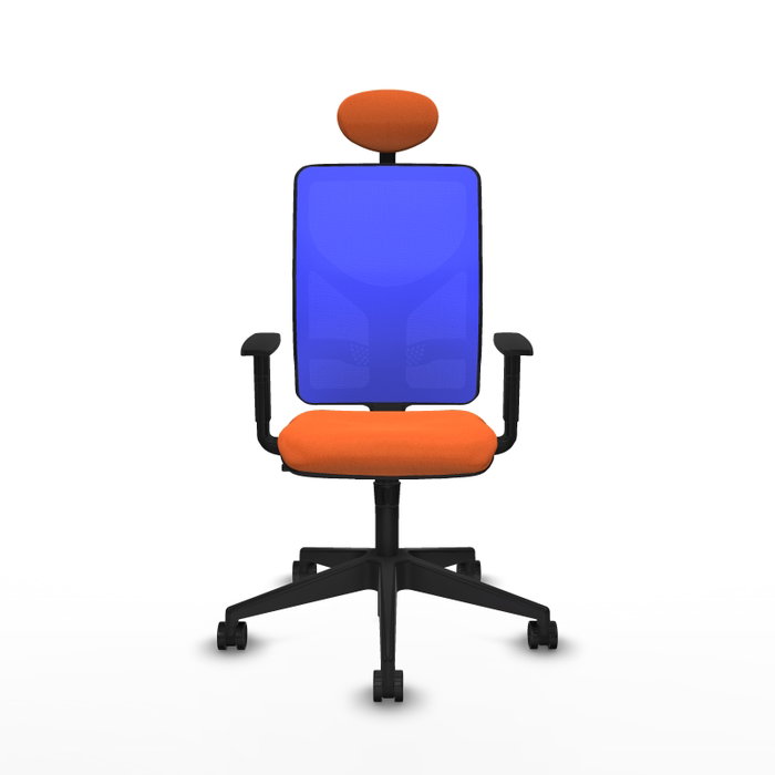 Piqueras y Crespo Chaise de Bureau Motilla Orange et Bleu Piqueras y Crespo Chaise de Bureau Motilla Orange et Bleu