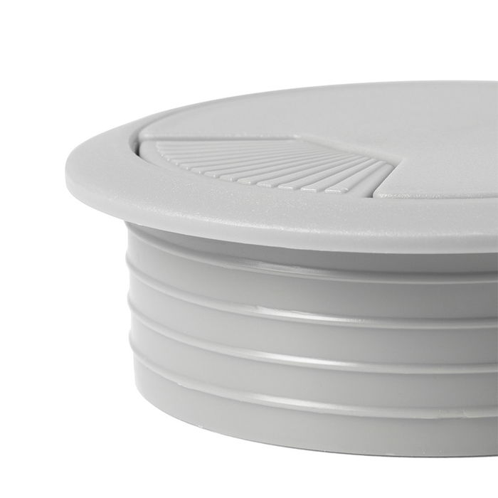 HERRAJES ALK H20 Pasacable Redondo Ø60 Gris Claro