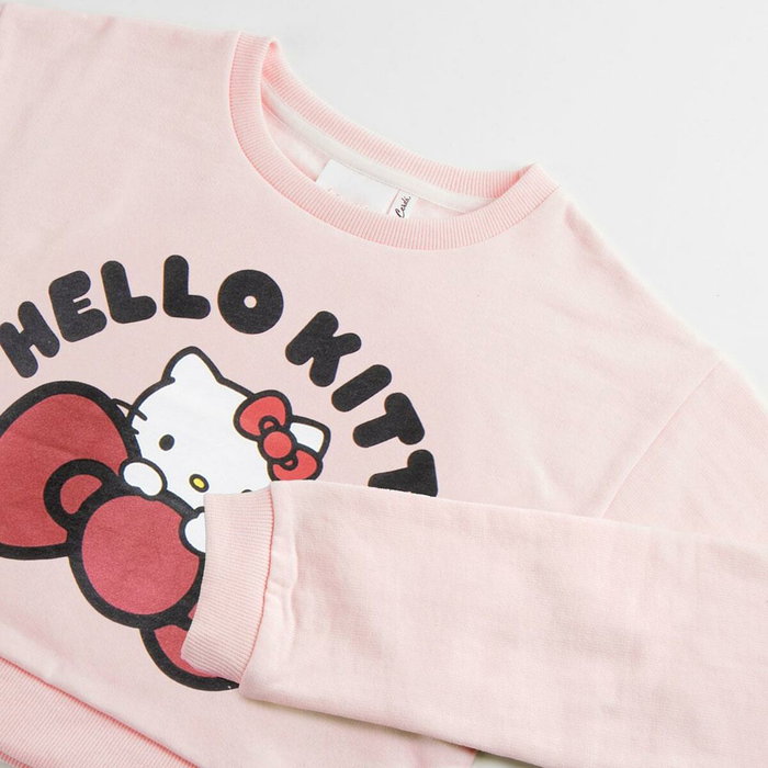 Cerdá Legging Set 2 Pièces Hello Kitty en Coton Brushed - Taille 8 Ans - Coloris Rose