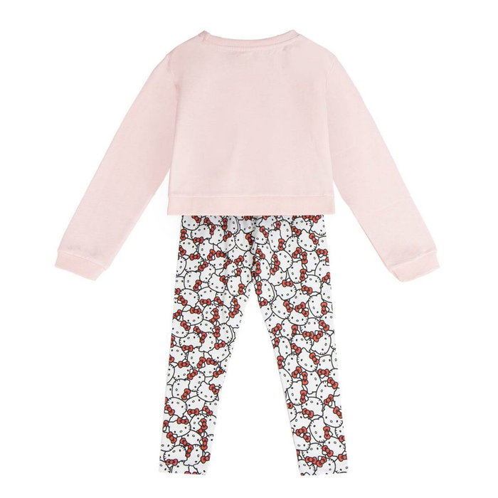 Cerdá Legging Set 2 Pièces Hello Kitty en Coton Brushed - Taille 8 Ans - Coloris Rose