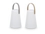 GIFTDECOR Lampe de table LED ASA - Lot de 2 couleurs