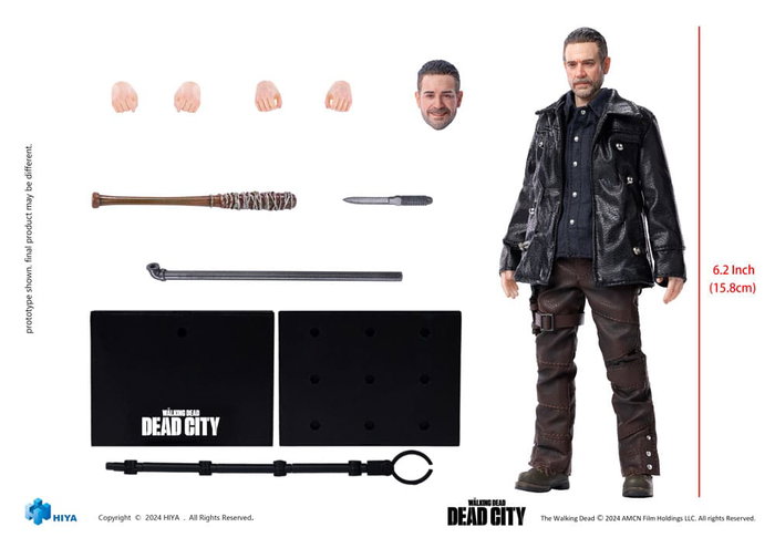 Hiya Toys Negan - The Walking Dead: Dead City Figurine 1/12 Exquisite Super Series