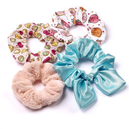 THE CARAT SHOP Set de 4 chouchous Pusheen motifs fruités