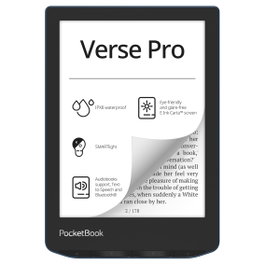 PocketBook Verse Pro : Liseuse 6 pouces E Ink Carta, 16 Go, Bluetooth, IPX8, SMARTlight