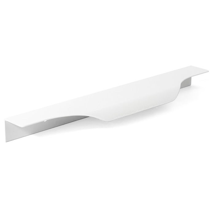 HERRAJES ALK Poignée en aluminium modèle Loma finition effet inox 200mm entraxe 128mm