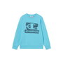 Sweat sans capuche enfant Champion Graphic Shop Bleu Eau L